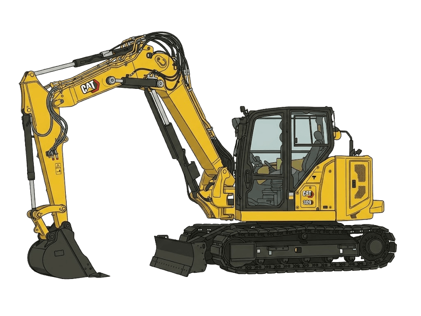 CAT 309 excavator