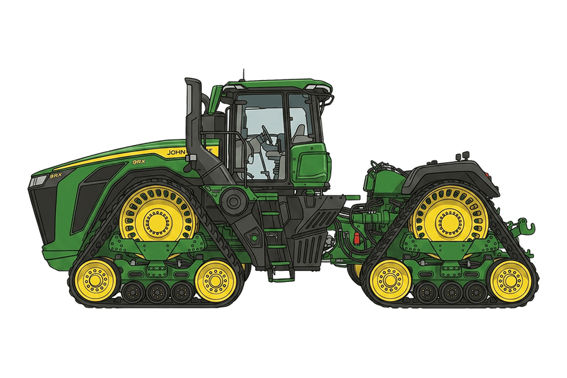 John Deere 9RX 830 tractor