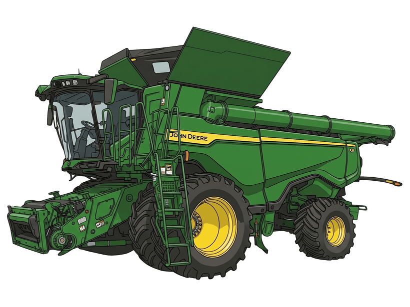 John Deere X9 combine harvester